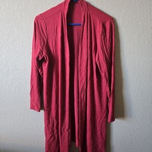 J. Jill Vibrant Red Cardigan